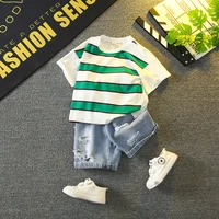 boys summer short sleeved suit 2022 new childrens fashion clothes baby summer clothing two piece set ropa para ni%c3%b1os