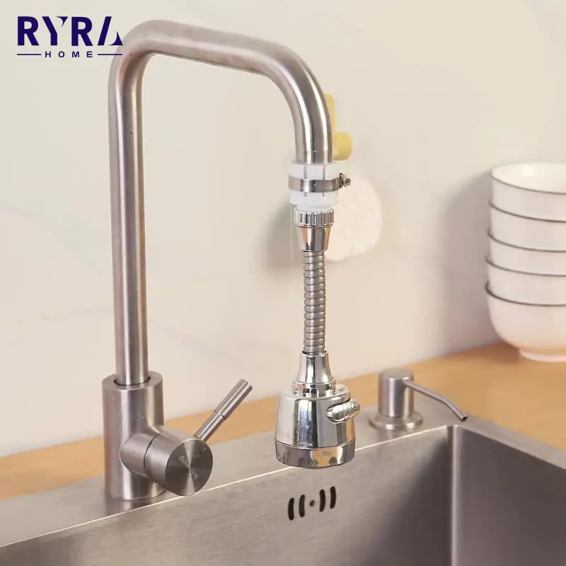 

Multi-angle Swivel Kitchen Faucet Aerator Adapter Bathroom Sink Spray Bathroom Shower Rotatable Aerator Shower Head Accessories