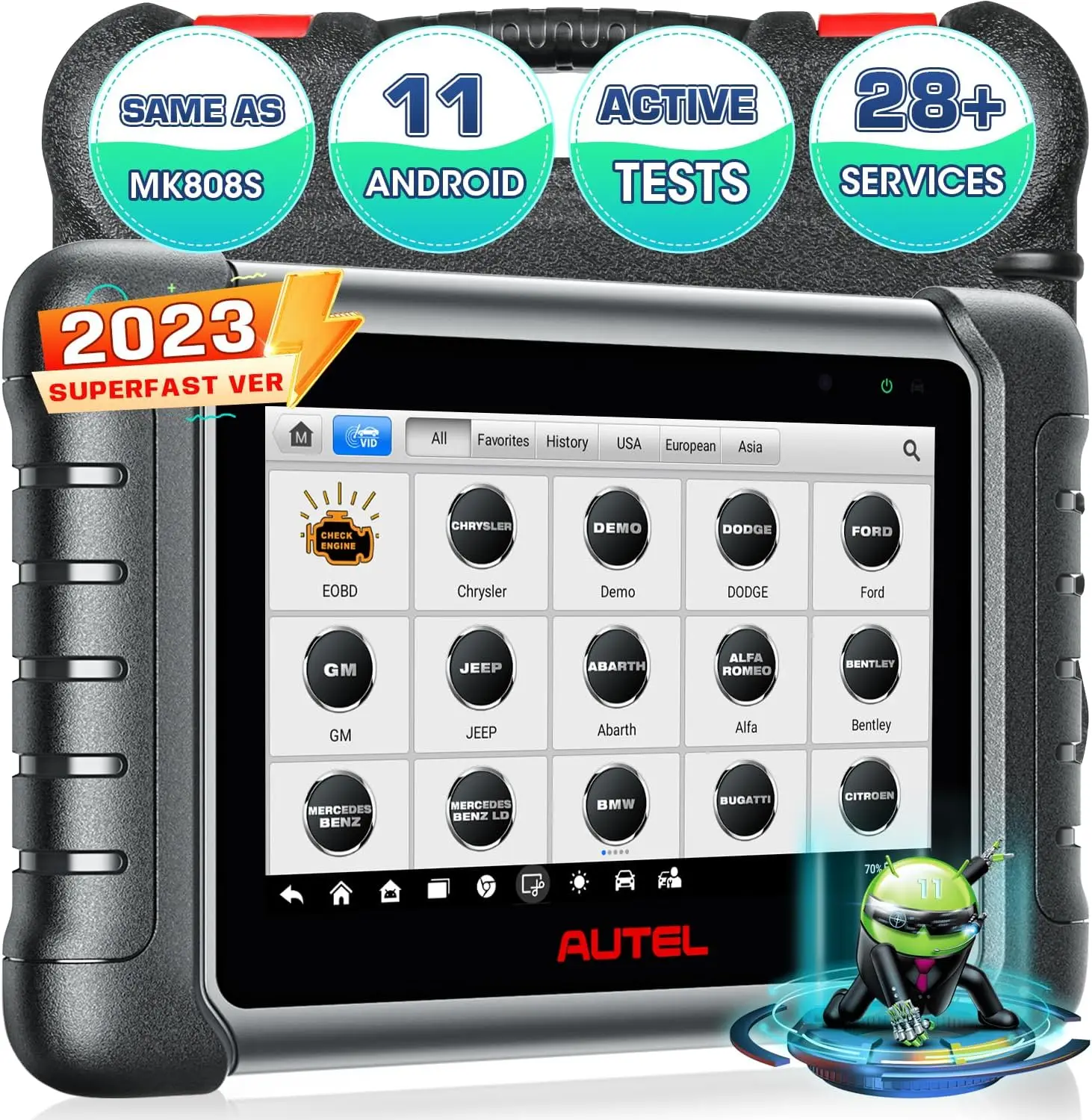 

Android 11] MaxiCheck MX808S OBD2 Scanner, Full Bidirectional Diagnostic Scan , US Ver. of MaxiCOM MK808S MK808Z, Level-up of M