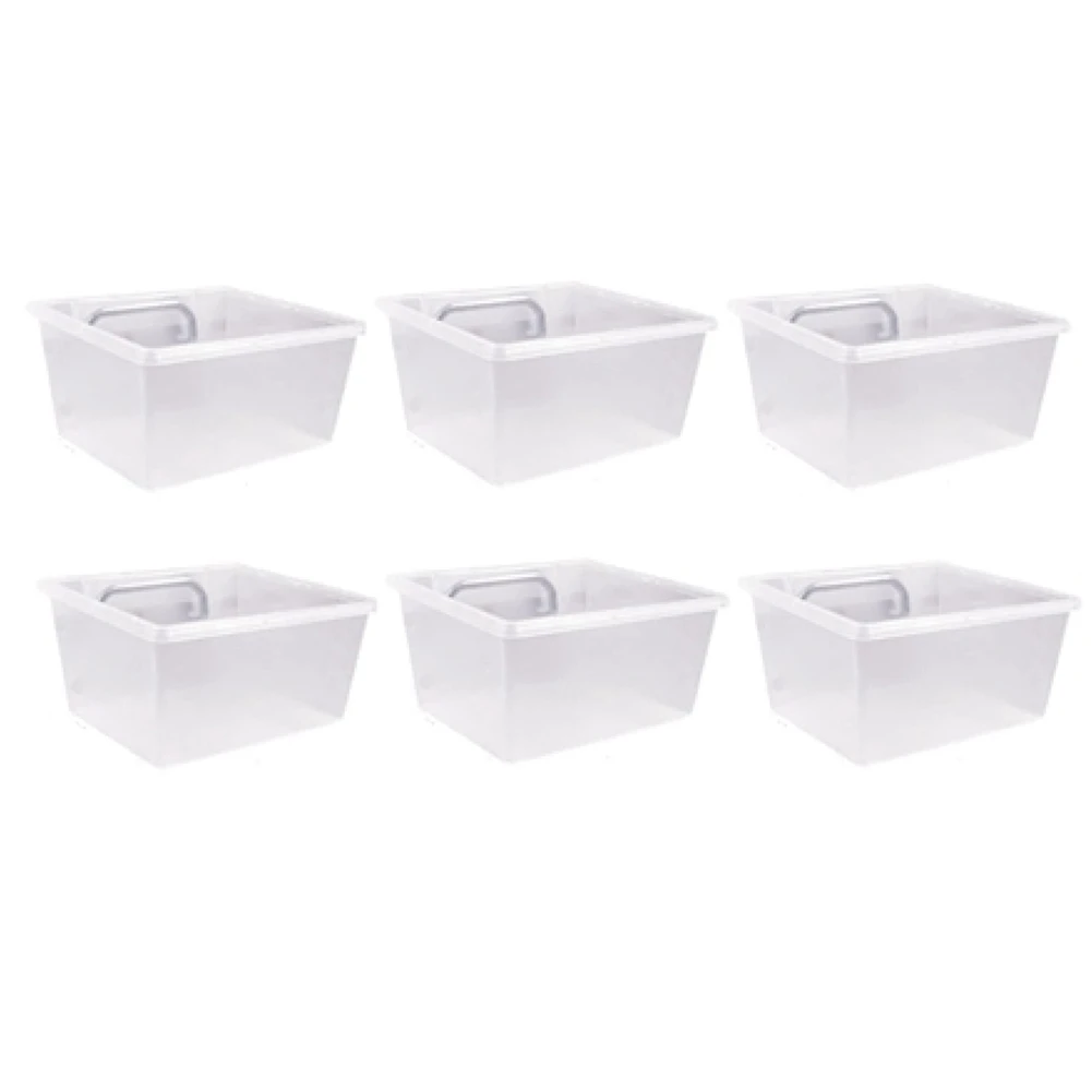 6 Pack Pegboard Clear Bins, Pegboard Bins Hooks, DIY Pegboar