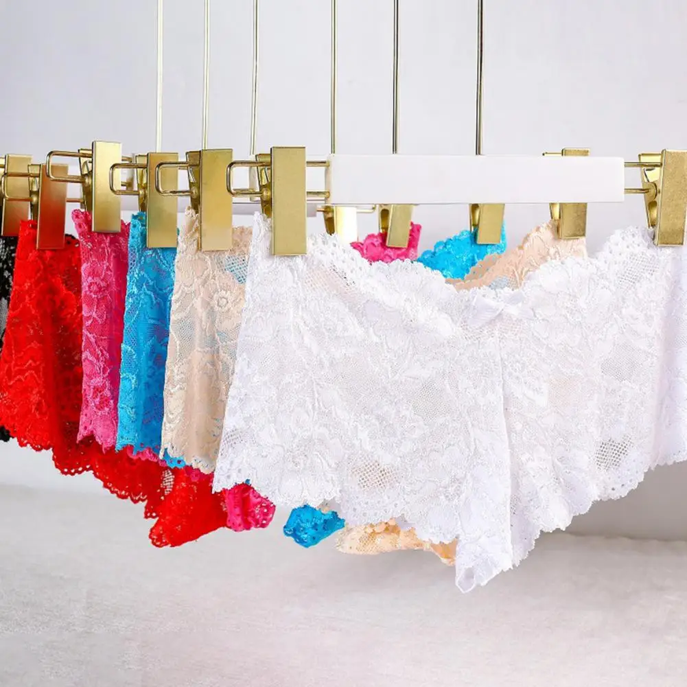

Fine Texture Attractive Highly Absorbent Sexy Lace Boxer-Panties Women Fashion Briefs Women Underpants for Adult