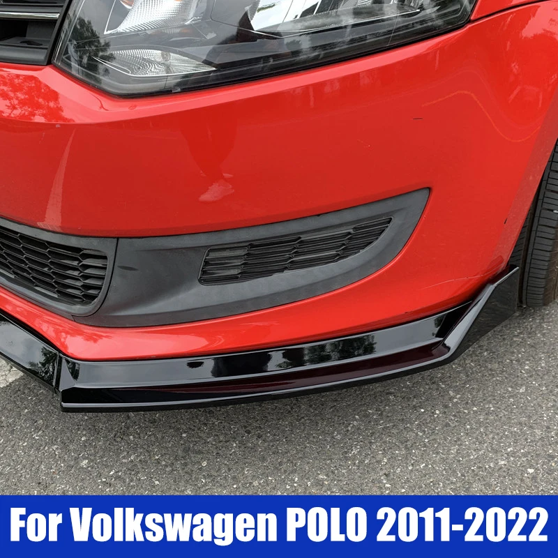 

3 шт., диффузор для переднего бампера автомобиля Volkswagen POLO 2011-2022