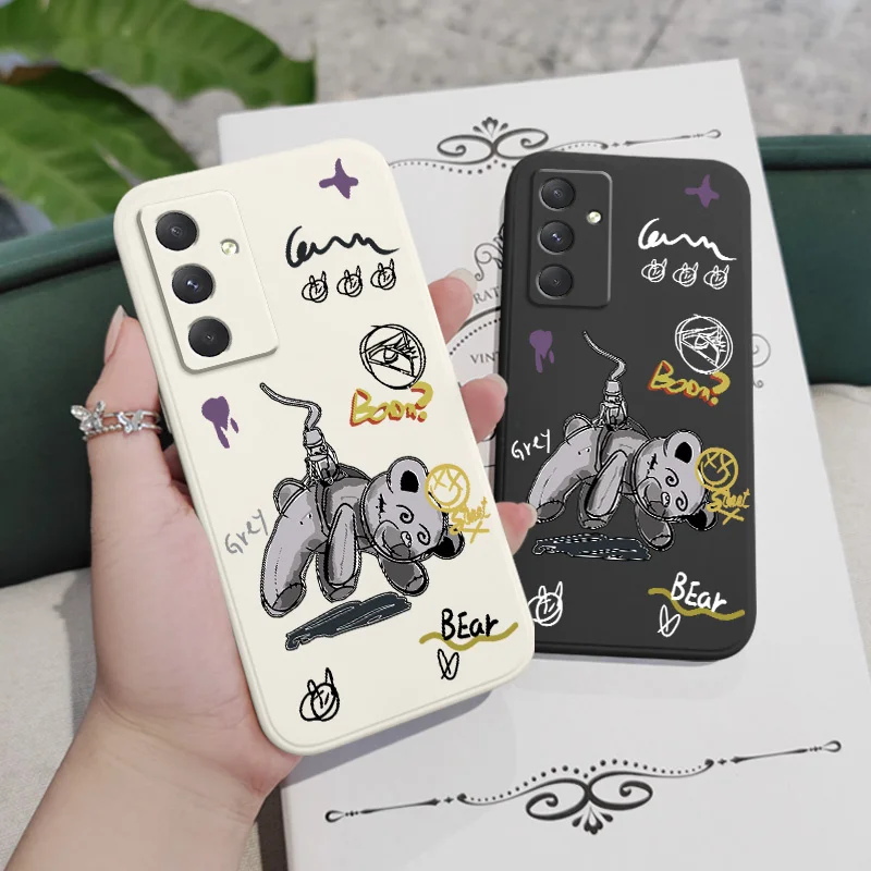 Чехол для телефона с изображением медведя Raggedy Samsung Galaxy A55 A35 A25 A15 A16 A06 A05 A05S A54 A34 A24 A14