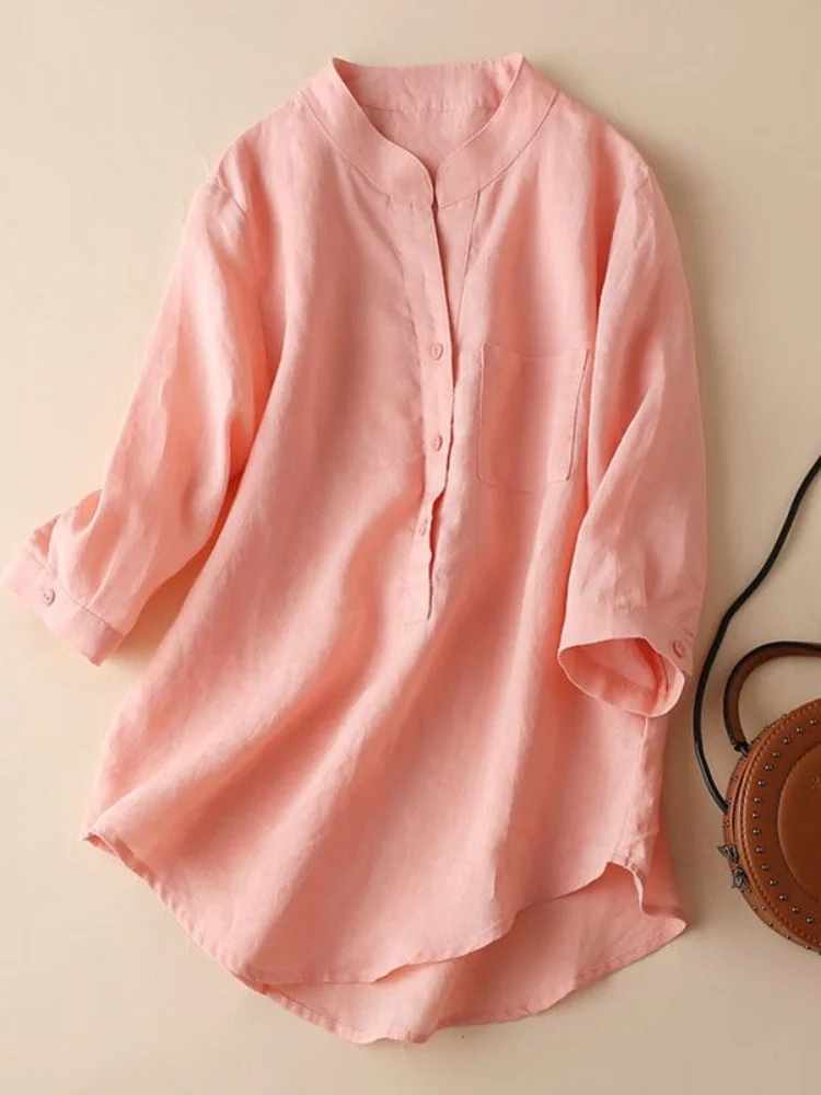 

Blouses Ladies Shirts New Loose Women's Clothing Long Sleeve Tees Casual Cute Top Casual Elegant Outifits Fashion Summer 2023