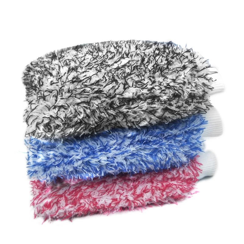 

1 шт., впитывающие двусторонние перчатки из микрофибры