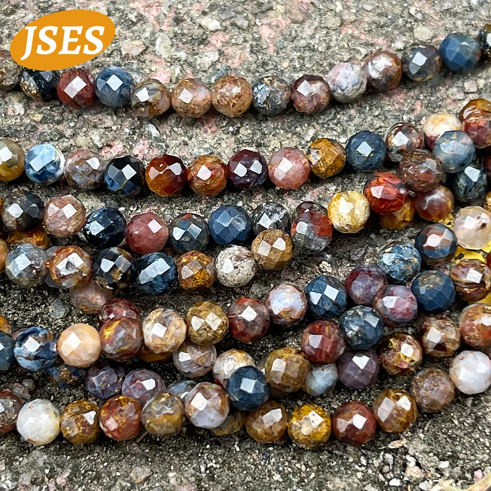 Натуральные 4 мм граненые бусины для изготовления ювелирных изделий