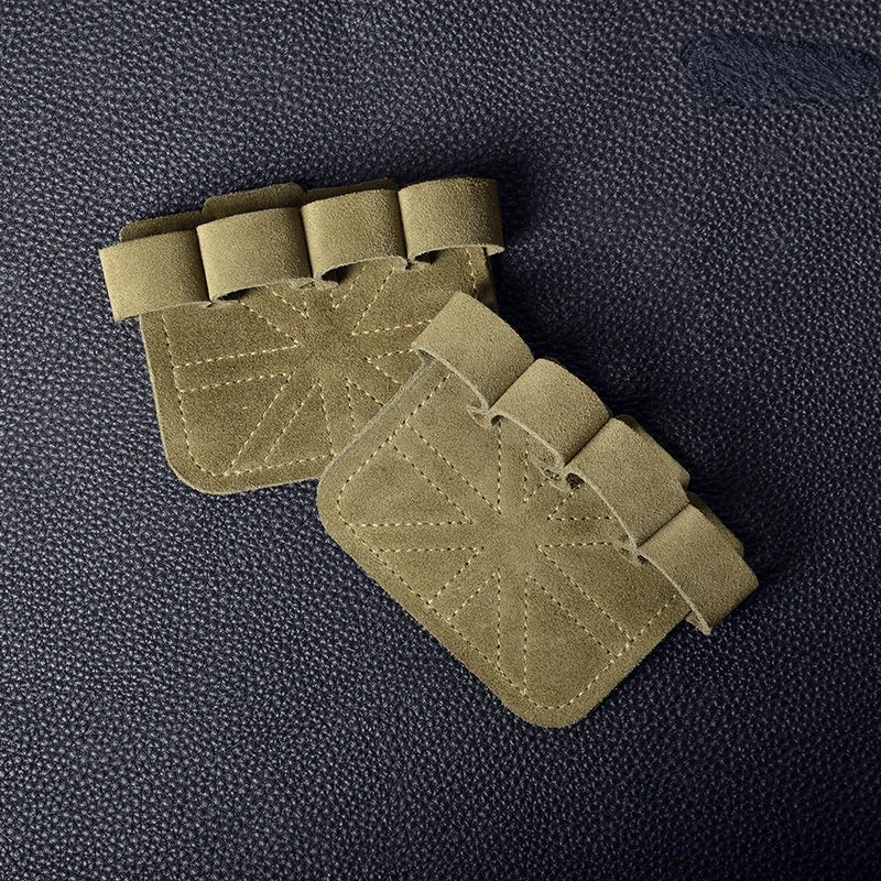 

Leather Weight Lifting Training Gloves Palm Protection Women Men Fitness Sports Gymnastics Grips Pull Ups Weightlifting Workout