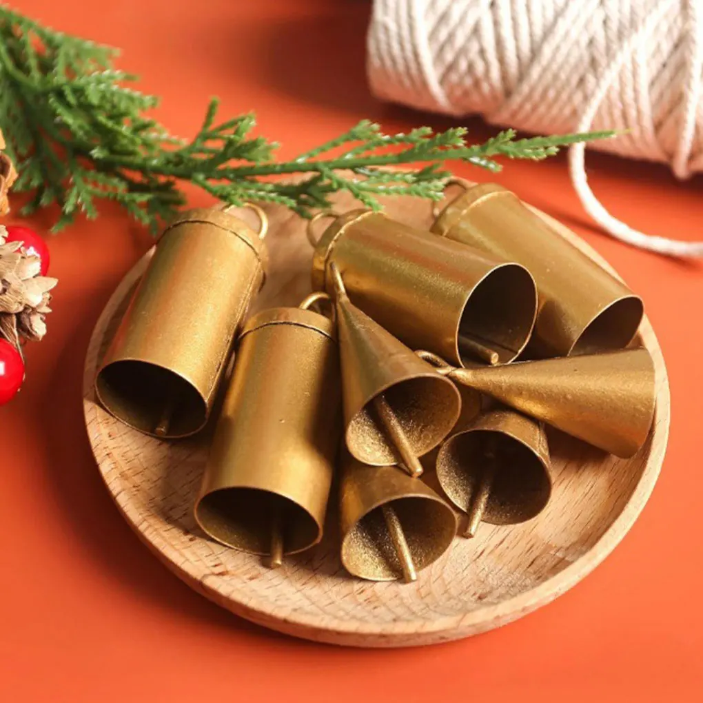 10 шт. рождественские украшения колокольчики для фестиваля вечеринки