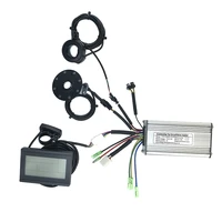 36v 48v 350w 17a electric bicycle sine wave controller with lcd3 displaythumb throttle and sensor e bike accessories