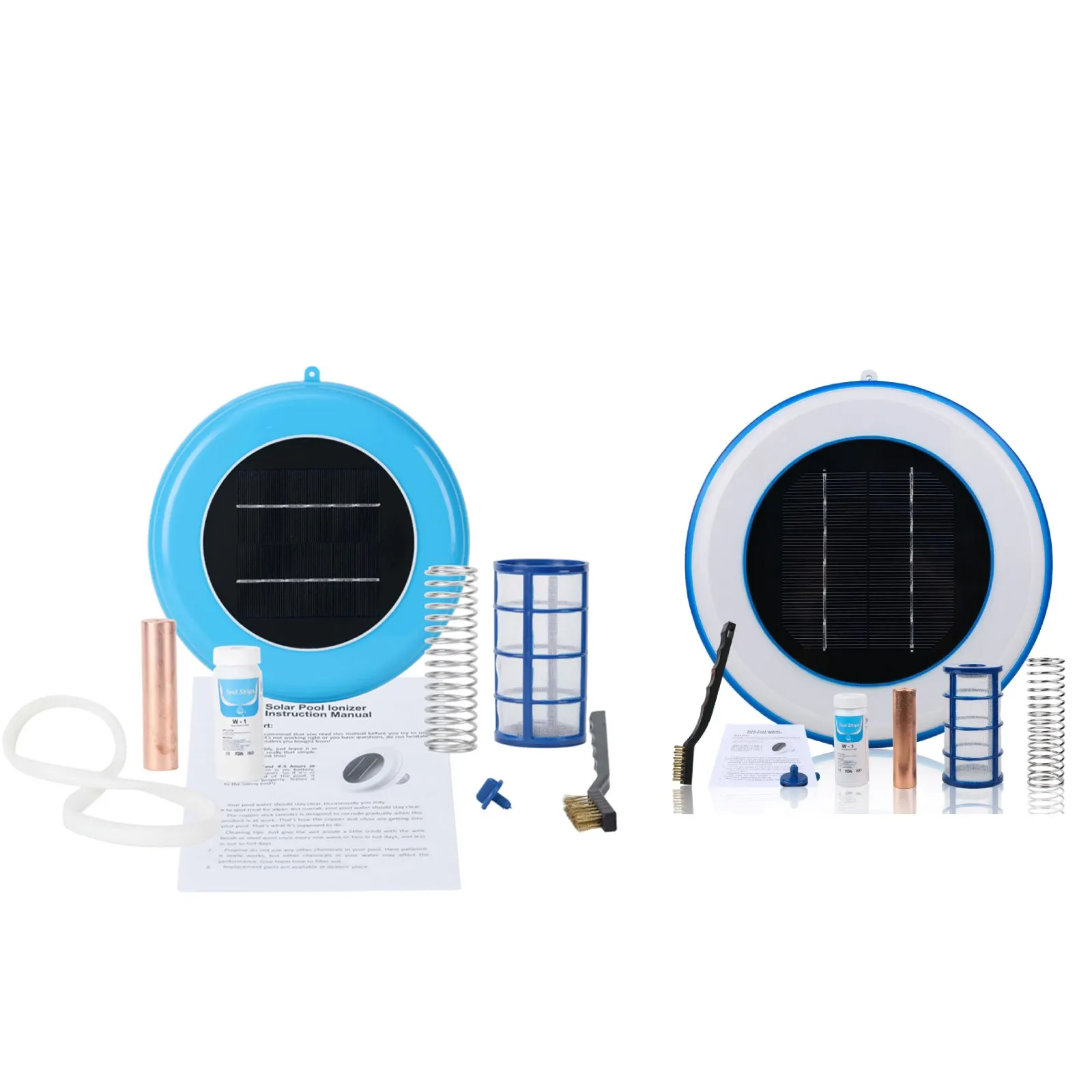 Solar Power Swimming Pool Water Purifier Solar Pool-Ionizer Swimming Pool Water Cleaner Kill Algae Remover for Spa Hot Tub