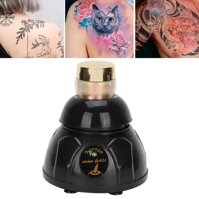 

Pigment Tattoo Pigment Ink Electric Shaker Stirrer Nail Polish UV Gel Vortexer Mixer Black 100‑240V Cosmetics