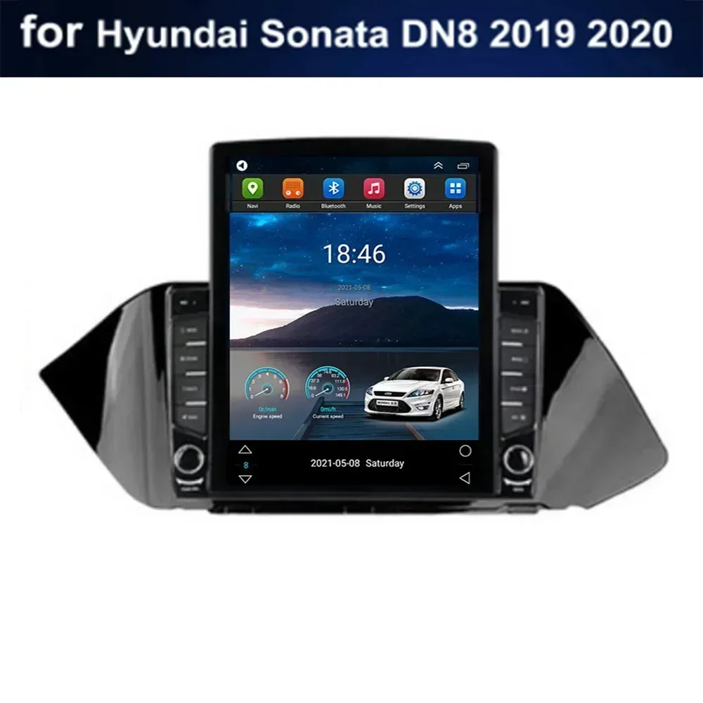 Для Tesla Style 2Din Android 13 Автомобильный радиоприемник для Hyundai Sonata DN8 2019–2035