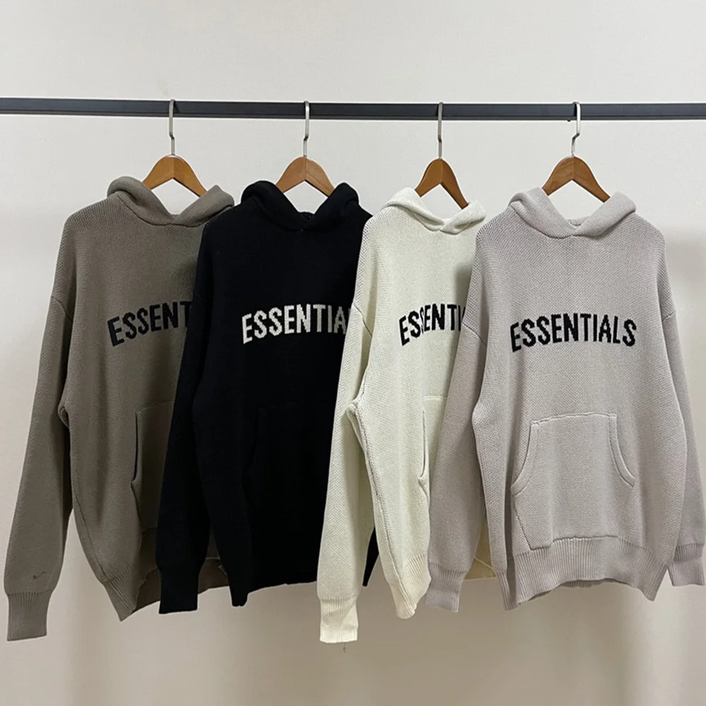 

Essentials New Zipper Hoodie Sweatshirt Jerry Lorenzo Fashion Brand 100% Cotton Printed Letters Hip Hop Loose Oversize Unisex Ho