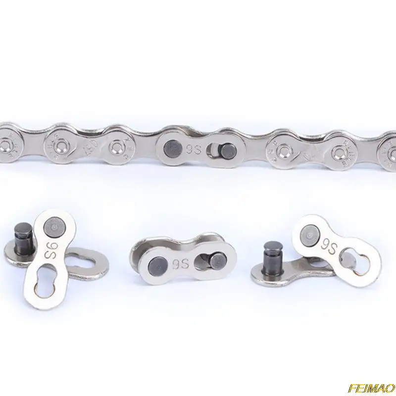 

5 Pair Bicycle Chain Link Connector Joints Magic Buckle 6/7/8/9/10/11 Speed