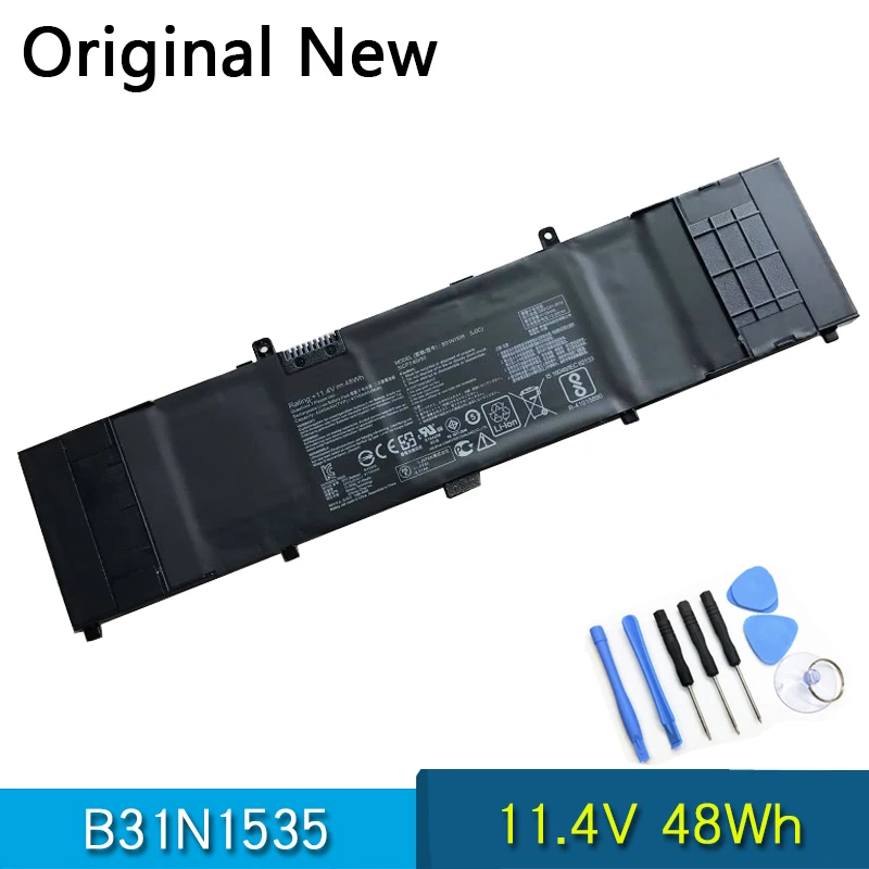 

Новый оригинальный B31N1535 Аккумулятор для ноутбука ASUS ZenBook UX310UA UX310UQ UX410 UX410UA UX410UQ U4000U U400UQ RX310U RX410U 48 Втч