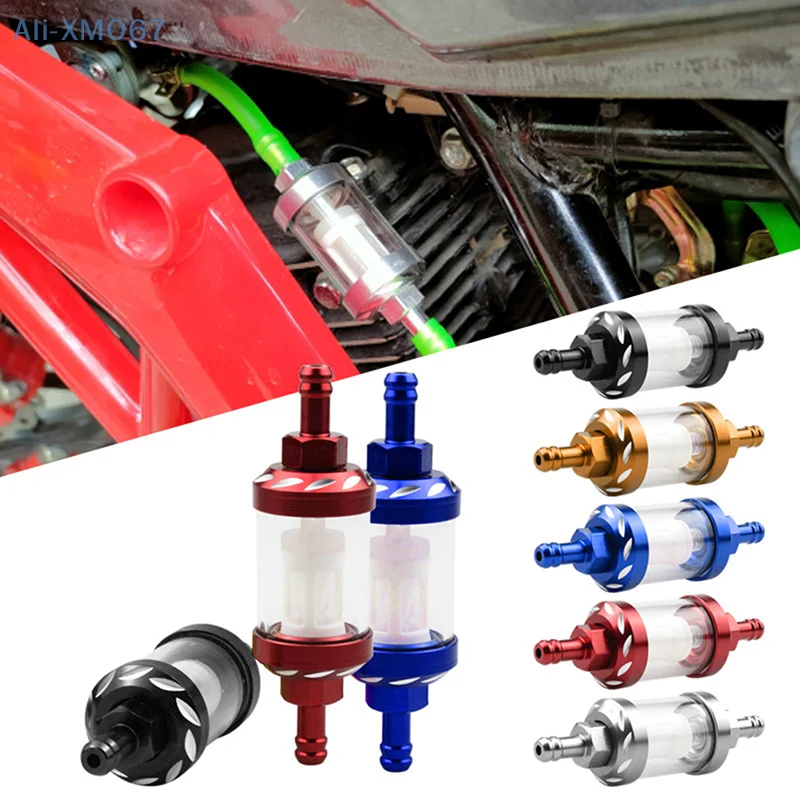 8 мм ЧПУ Алюминиевый сплав стекло мотоцикл газ топливный бензиновый масляный