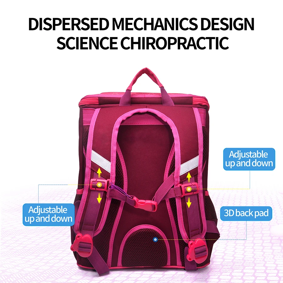 Children Beautiful Flower Fairy School bags for Girls Orthopedic Backpacks Kids Book Bag Primary Schoolbag Bagpack Mochilas