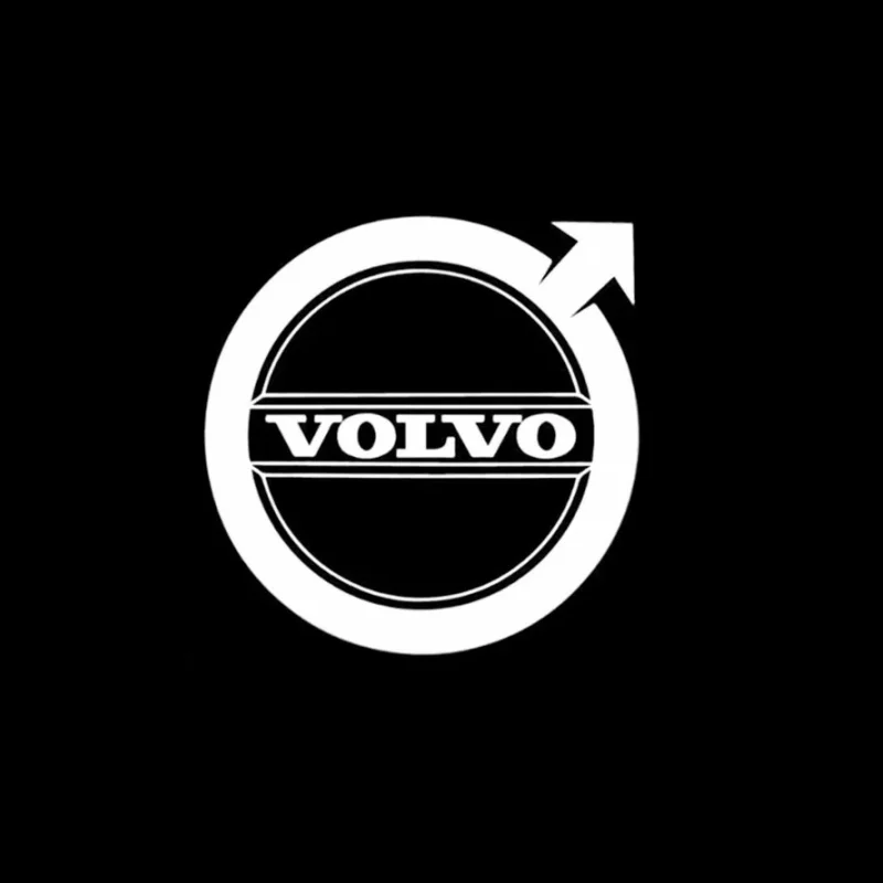 

2 шт. автомобильный дверной светильник, светодиодный лазерный проектор, лампа с логотипом, подсветка для Volvo Rdesign V50 S60 XC60 S40 XC40 XC90 V6 Accesorios