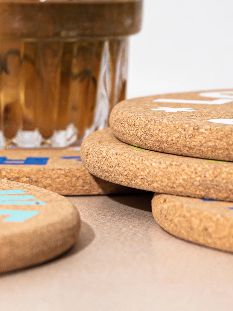 Круглая мягкая деревянная подставка для чашки 17 5 см Цветочная чаек и кофе