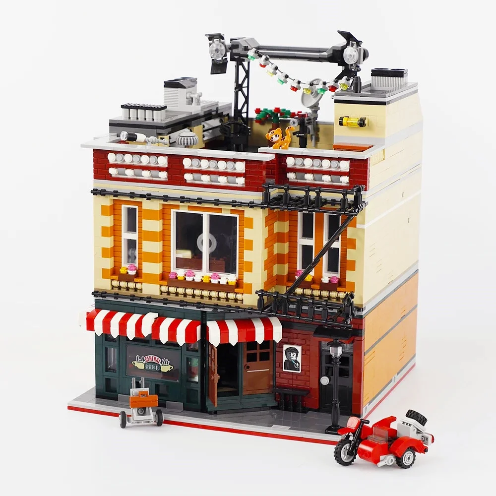 

Creative Expert Moc Block Big-bang-theory Central Perk Street View 4638Pcs Model Modular Building Block Brick Cafe