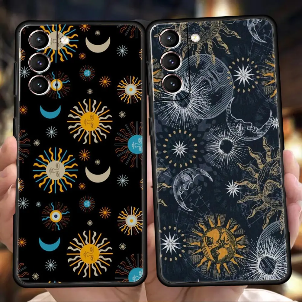 

Art Bright Stars Phone Case For Samsung Galaxy S20 S21 FE S22 Note 20 10 Ultra S10 S10E S9 S8 M21 M22 M31 M32 Plus 5G Cover TPU