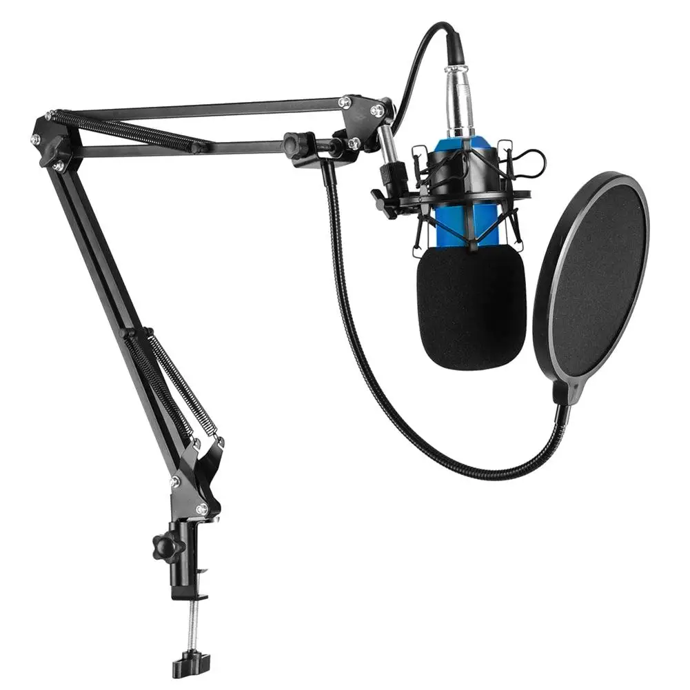 

BM-800 Microphone 3.5mm Wired Condenser Sound Microphone for Recording
