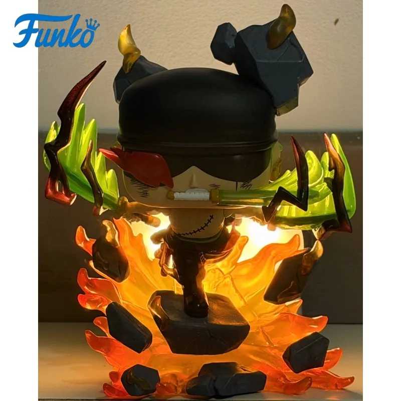 Фото Оригинальная коллекционная фигурка Funko Pop One Piece Roronoa Zoro 2151, игрушки для мальчиков и девочек, подарок, коллекционная модель, украшение №2