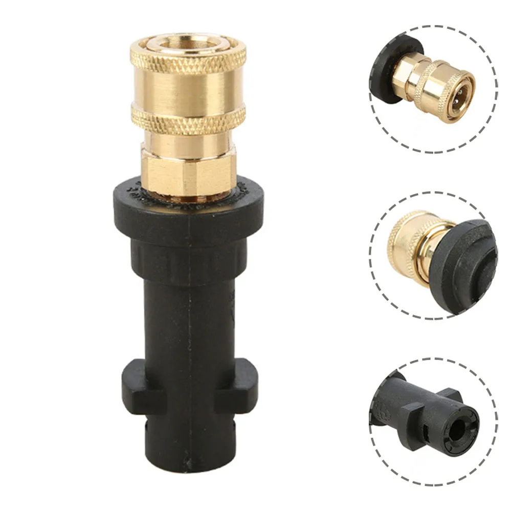 

1PC Adapter Pressure Washer Adapter To 1/4'' Quick Connect Fitting For K Series K2-K7 Brass Quick Release Socket Pressure Washer