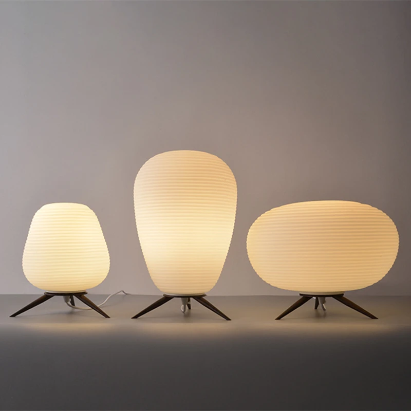 Купи Italian Designer Table Lamp Modern Glass Table Lamps For Living Room Bedroom Study Desk Decor Light Home E27 Night Bedside Lamp за 6,832 рублей в магазине AliExpress