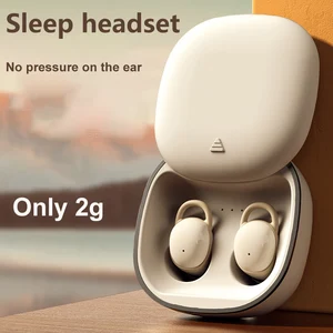 Mini Invisible Earphones TWS Wireless Headphones HiFi Stereo Music Headsets With Mic Mini Sleep Head in USA (United States)