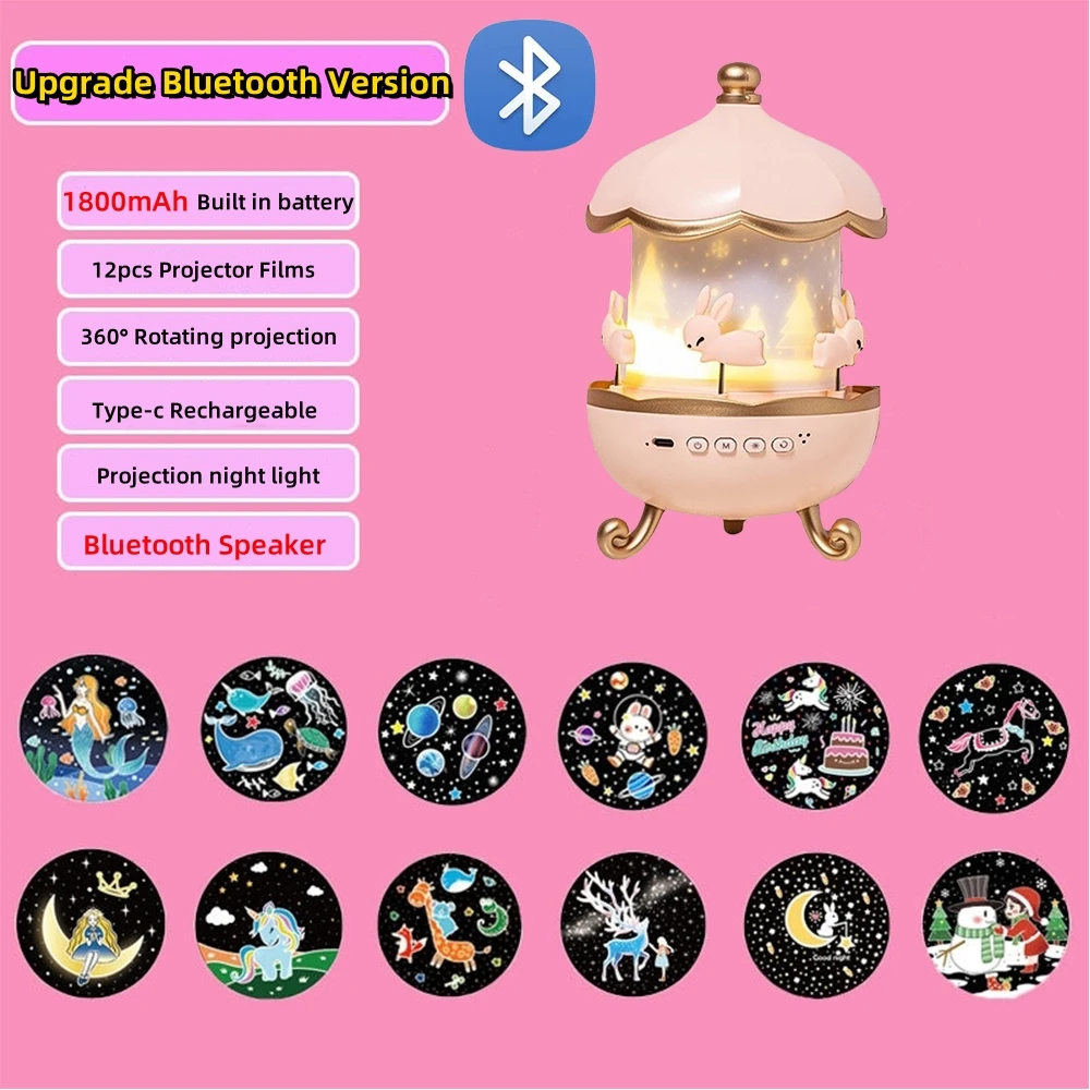 

Ночник-проектор Himist, кавайный океан, 12 пленков