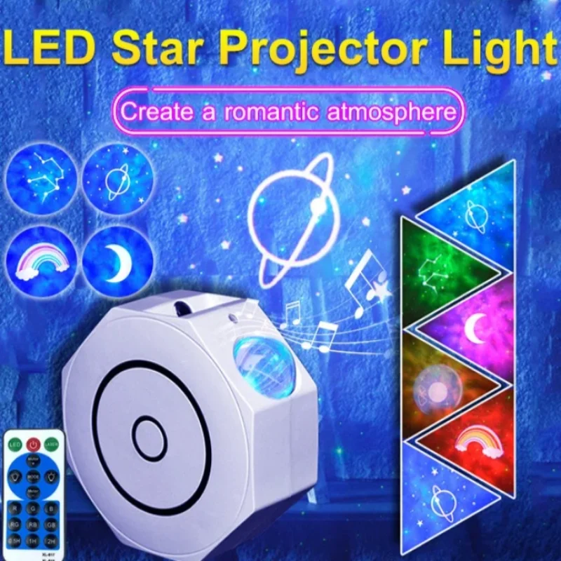 

82 modes Starlight Projection Lamp LED Nebula remote control sky lamp projector Wall Decor Light Party Atmosphere Light