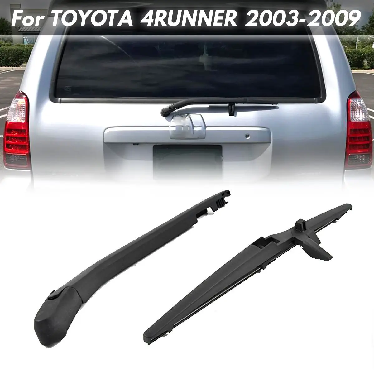 

Rear Wiper For Toyota 4Runner 85241-35031 Arm & Blade Set Kit 2003 2004 2005 2006-2009 Car Wiper Cutter Windshield Windscreen