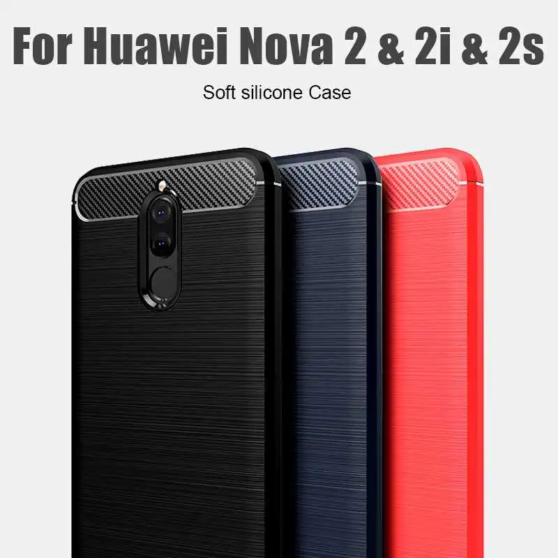 

YouYaeMi Shockproof Soft Case For Huawei Nova 2i 2s 2 Lite Plus Phone Case Cover