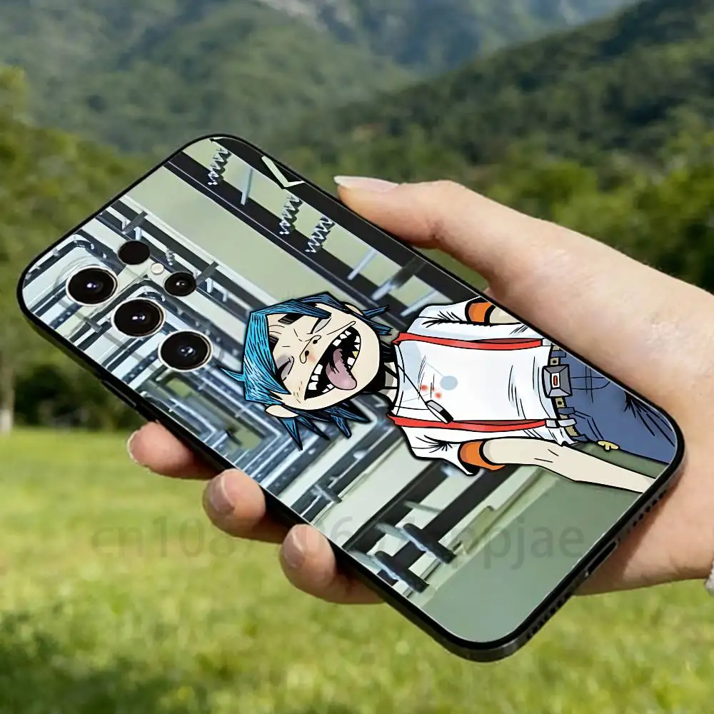 Фото Чехол для телефона G-Gorillaz Rock Band с рисунком для Samsung Galaxy A53,51,72,73,31,30,42, мягкий силиконовый черный чехол №2