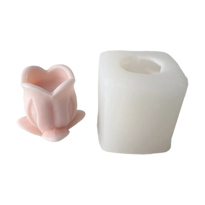 

Flower Silicone Flower Pot Mold DIY Succulent Planter Pot Mold Gypsum Clay Mold