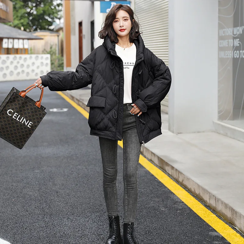 Winter Warm Korean Fashion White Duck Down Jacket Jacket Women's Cold-Proof Coat Top Promotion enlarge
