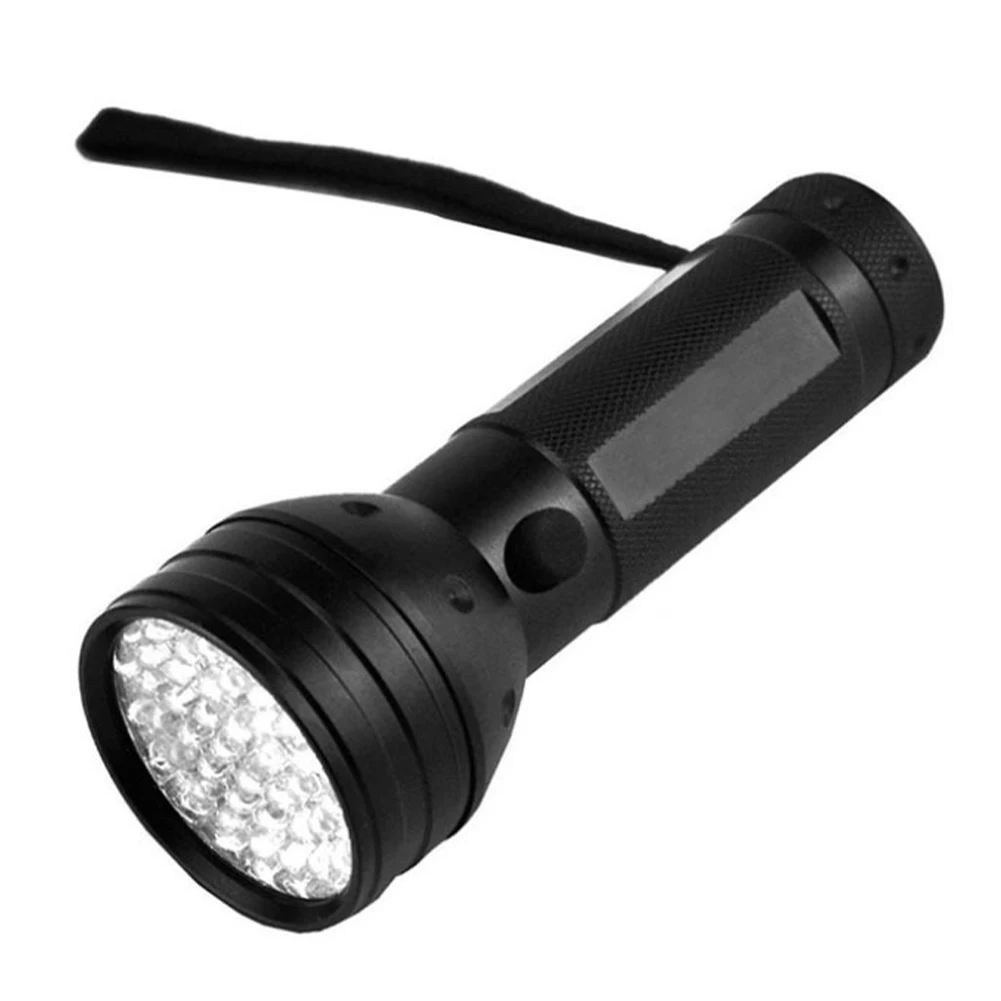 

Aluminum Alloy Pet Urine Detector With Lanyard 5W Automotive Leak Detection Waterproof UV Flashlight 51 LEDs Universal Handheld