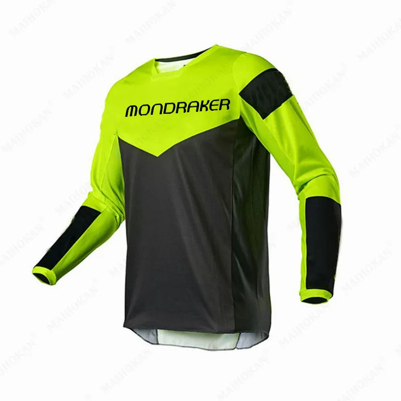 

MONDRAKER 2022 Men Cycling Jersey MTB Downhill T shirt Racing Sport Bicycle Shirt Ropa Ciclismo Team Bike Jersey Cycling Wear