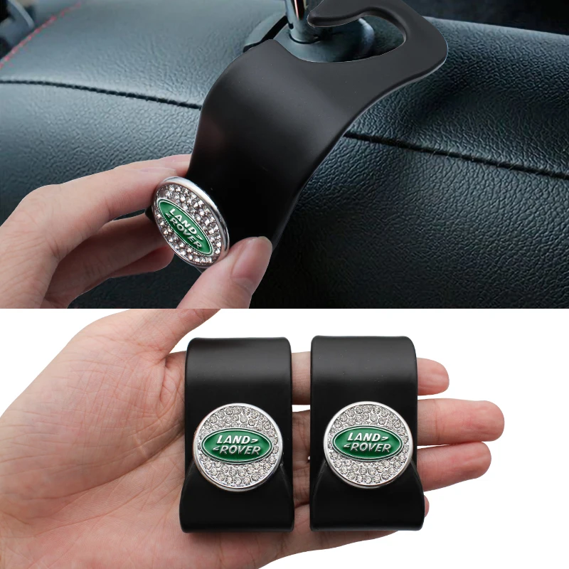 

Car Clips Seat Back Hooks Portable Hanging Bag Rack For Land Rover Defender Freelander 1 2 Discovery 2 3 4 Evoque Accessories