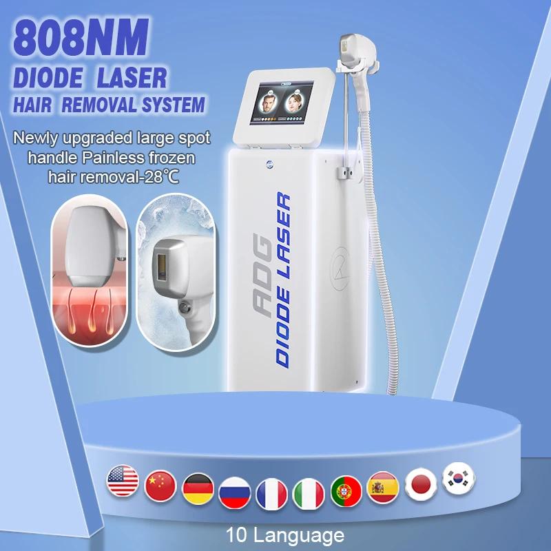 

Бесплатная доставка, Германия, Оригинальный Диод 3 полосы 755 нм, 808 нм, 1064 нм для шасси, безболезненное и постоянное удаление волос, косметичес...