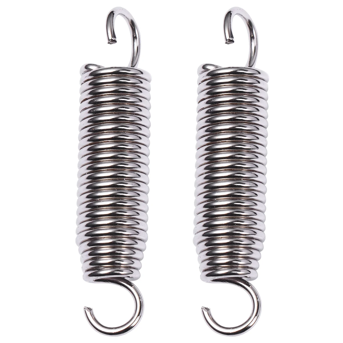 

2 Pcs Percussion Pedal Spring Stainless Steel Hooks Kick Drum Drive Bass Heavy Duty Metal Foot