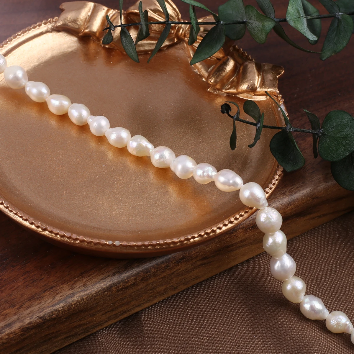 Natural Freshwater Baroque Pearls Irregular Droplet Shapes Loose Beaded Jewelry Making DIY Necklaces Earrings Accessories 5-6mm