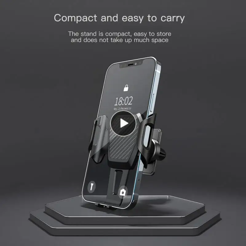 

Vehicle Bracket Creative 360 Rotation Car Bracket Universal Convenient Mobile Phone Bracket Car Interior Accessories Portable
