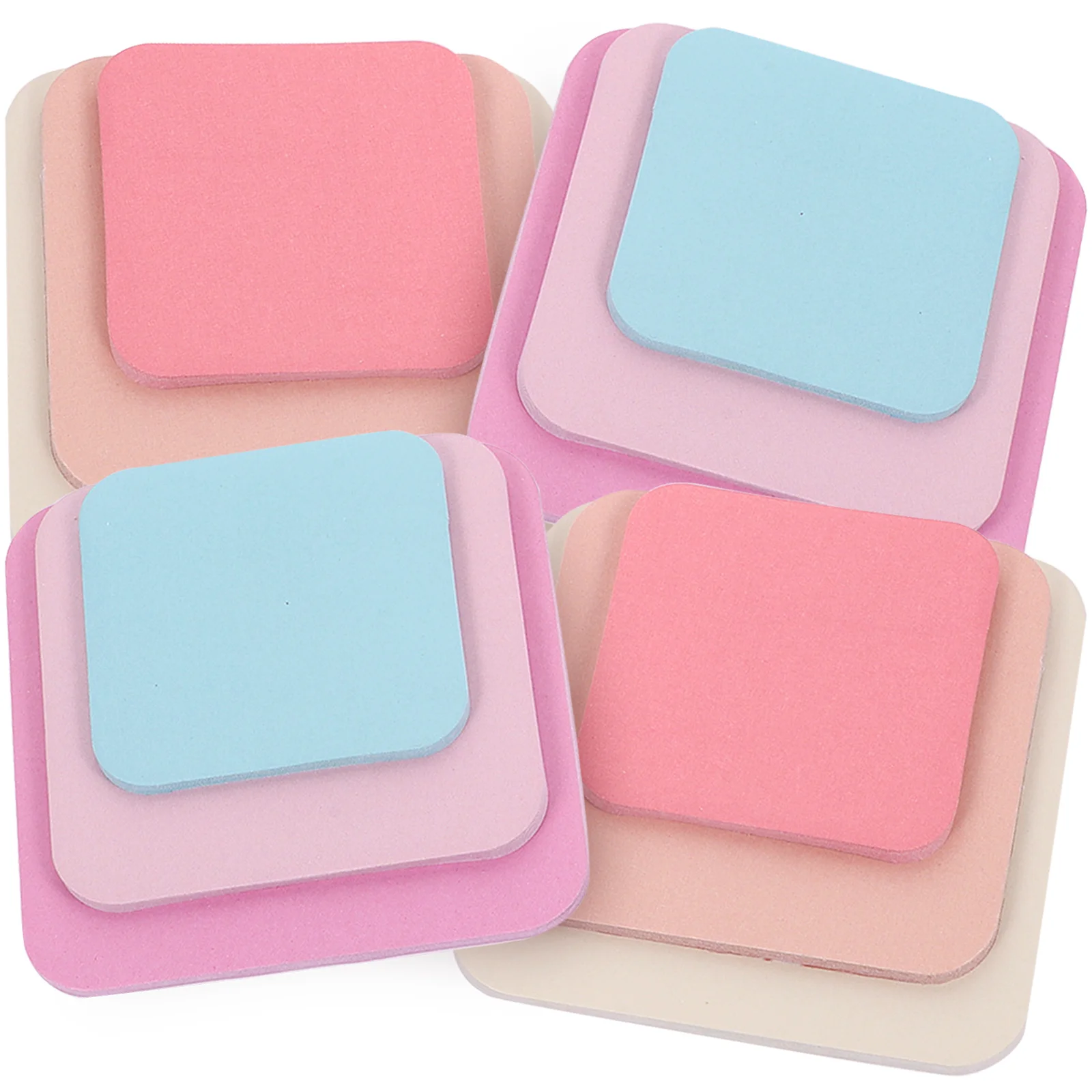 

4 Pcs Sticky Note Sticker Labels Writing Note Pad Sticky Multipurpose Sticky Paper Pads Paper Card Schedule Memo Pads Student
