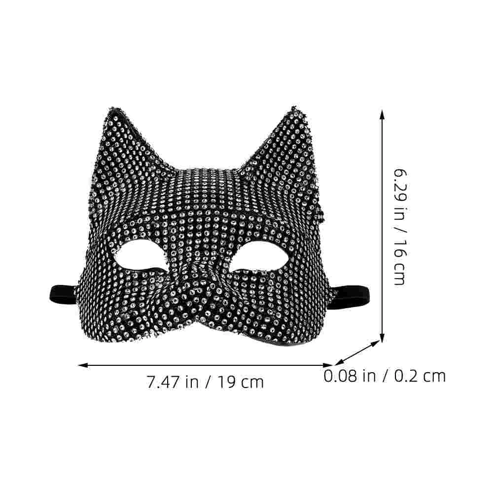 Кошка Леди Маска Фестиваль Женский Реквизит Хэллоуин Костюм Аксессуары Маскарад