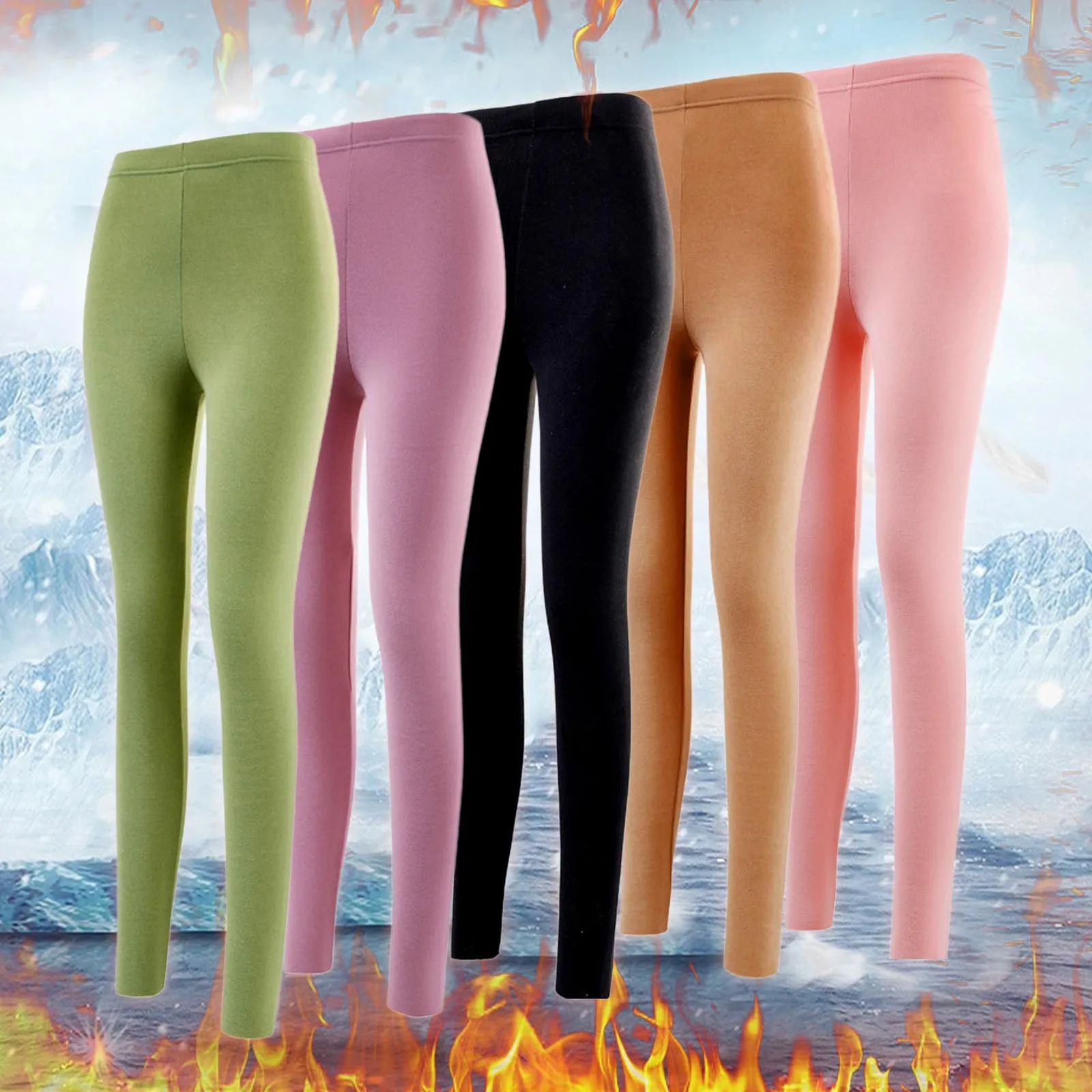 

Женское термобелье нижнее белье с начесом зимние внутренние брюки женские брюки