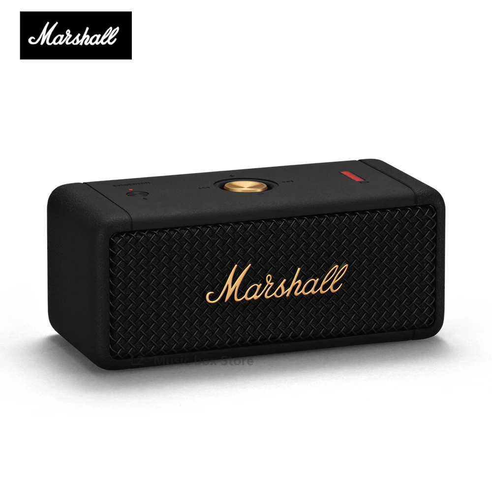 

Портативная Bluetooth-колонка Marshall EMBERTON, беспроводная водонепроницаемая Колонка для активного отдыха, очень длительное воспроизведение