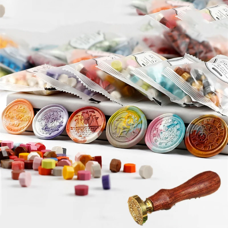 100 шт. восковая печать в стиле ретро цветные восковые бусины скрапбукинг подарок