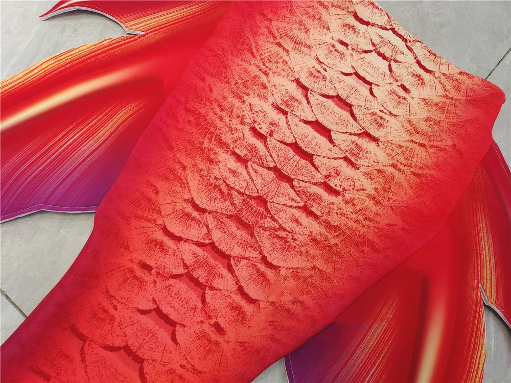 Купальник-Русалка с большим хвостом купальный костюм для взрослых и детей